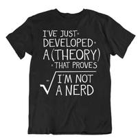 Nerds Theory Math T-Shirt Mathematics Tee Geek Trend Shirt Best Idea Gift XL
