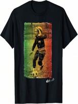 Bob Marley Rasta futbolo marškinėliai S įvairiaspalvis