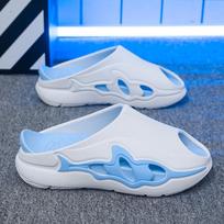 Summer Shark Slippers: Men's & Women's Anti-slip, Anti-odor, Thick Sole, Soft Sole Sandals for Casual Outdoor & Home Use. 38-39 spalva