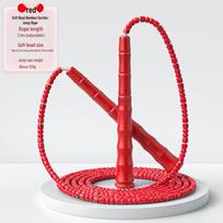Children's Kindergarten Bamboo Jump Rope - Adjustable, Non-Tangling, Anti-Winding, for Beginner Sports Training.
