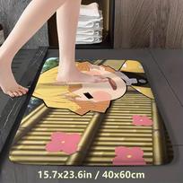 Cool Anime A-Agatsuma Zenitsu Floor Mat Carpet Rug For Home Living Room Bedroom Sofa Doormat Decor,kids Area Rug Non-slip Floor 40x60cm