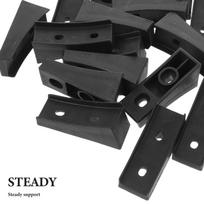 20Pcs Office Chair Leg Floor Protectors Stable Boat Shape Non-Skid Chair Feet Pads for Hardwood Carpet Tile Furniture Footpads 6.7X2X1.8CM