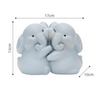 Lovely Cartoon Duck Hugging Animal Book Ends Book Stand Holder Decorative Bookends For Desk Office Home Shelf Ornaments A