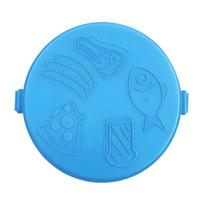 Microwave Sandwich Maker Round Bread Toaster Mold for Oven Use Sandwich Bread Maker with Food Shape Imprints for Cooking mėlyna