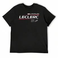 2025 Leclerc Lightning: Speed And Style - F1 2025 T-Shirt Man Clothes Plain Anime Stuff T Shirts unisex High Quality Tee S įvairiaspalvis
