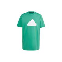 Adidas Logo Print Crew Neck T-Shirt SS23 Men Tops Green IC3715 M