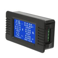 LCD Skaitmeninis Ampermetras Voltmetras Galios Matuoklis Energijos Matuoklis Elektros Skaitiklis PZEM 022 AC 80-260V 100A su Uždaro/Atviro Tipo CT 9*5*2.5cm,Closed CT juoda