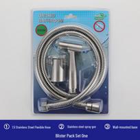 Stainless Steel High-Pressure Toilet Bidet Sprayer Set nustatyti 1 spalvą