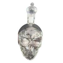 Gothic Skull Wine Decanter 350ml Handcrafted Glass Decanter Bottle with Airtight Stopper Liquor Decanter for Whiskey Vodka Beer 350ml Skull