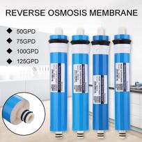 300x60mm Kitchen Household Reverse Osmosis Water System Filter Water Purifier Drinking Treatm Blue 50-400GPD RO Membrane Replacement Filter 100G