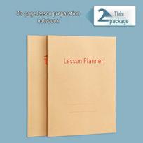 Teacher's Planning Notebook: 16K Thickened Lecture Notes, Class Schedule & Math Records