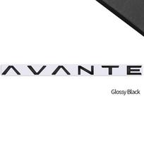 3D ABS For AVANTE 2020 2021 2022 Letter Emblem Car Rear Trunk Decals Badge Auto Accessories Styling
