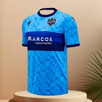 Season Beach Surf Levante Ud Home Away Soccer Jersey 3D Printed Short Sleeve Sports T Shirt for  Workout Outdoor Sports XXS