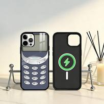 V-Vintage Old phone Phone Case For iPhone17,16,15,14,13,12,11 Plus,Pro Max Magnetic For Magsafe Wireless Charging iPhone17Pro