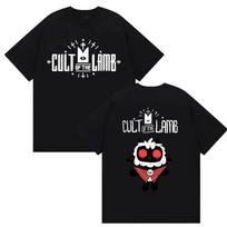 Fashion Y2k T Shirts Game Cult of The Lamb Fans Gift T Shirt Casual Loose Clothing Oversized Cotton Print Tshirt Unisex S