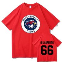 DI LAURENTIS 66 Tucker46 Print Tee Off Campus TV Series Tshirt Graham 44 22 Design Tshirts casual loose sports Clothing unisex S