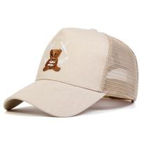 And Women Lovely Xx Bear Embroidery Baseball Net Hat Outdoor Use Adjustable Sunscreen Leisure Hat Spring Summer Travel Vacation 1Piece For Men