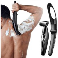 Mens Back Shaver with Long Handle, Multifunctional Self-Service Electric Back Hair Razor with Detachable Handle, Trimmer for Men with Back Attachment juoda