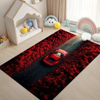 Three Color Field Sports Car Rug Carpet Mat Non-Slip for Living Room Bedroom Modern Home Decor 40x60cm