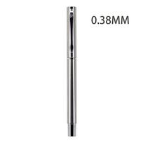 Simple Metal Fountain Pen 0.38/0.8/1.3mm Tip Curved Nib Calligraphy Pen Smooth Writing Writing Signature Pen Students