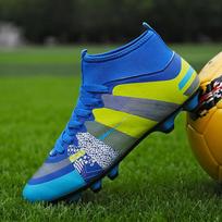 Game Ball Youth Nail Flying Knitting High-Top Football Shoes Long Broken Primary And Secondary School Students Children'S Training Shoes 31 safyras