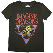 Imagine Dragons Ladies T-Shirt: Skeleton Flute (Small) XL