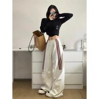 Women's Retro High Waist Lounge Pants 2XL abrikosas