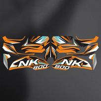 For CFMOTO 800 NK NK800 Decorative Stickers Full Set Of Decals 800NK Accessories  Motorcycle Paint Protection 2023