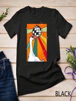 Funny Cool Farm Animal Disco Ball Sunglasses Retro Goose T Shirt S įvairiaspalvis