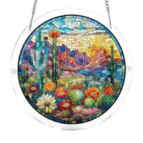 Acrylic Puzzle Suncatcher 83 Catcher Craft Kit Pcs DIY Sun for Adults Stained 19cm
