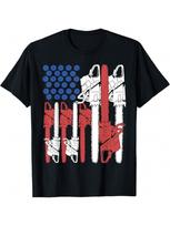 4th Of July Arborist Shirt unisex Tree Climber Dad Chainsaw T-Shirt S įvairiaspalvis