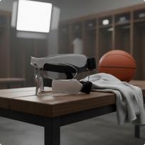 Basketball Nose Protector Impact Resistant Facial Guard PC Material Guarding Face
