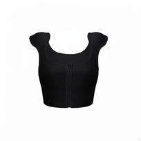 Padded Shoulder Binder vest Creates masculine contouring Shape Flattening Pullover Design