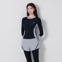 Long Sleeve and Pants Wetsuit for Snorkeling - Nylon L (for 96-110 lbs)