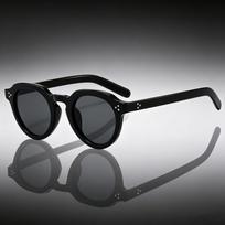 Unisex Europos Retro Apvalaus Rėmelio Saulės Akiniai - UV Apsauga Mados Tendencija Vairavimo Akiniai gray