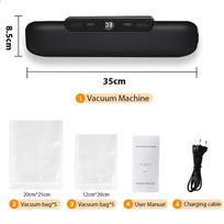 Vacuum Sealer Packaging Machine For Home Kitchen Including 10pcs Food Saver Bags Commercial Vacuum Food Sealing 220V-EU juoda