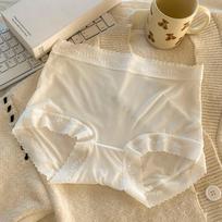 Ice silk underwear women's pure cotton antibacterial crotch 7A underwear comfortable breathable high waisted women's triangle Panties L balta