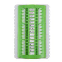 3 Color 30 Position Cross Stitch Needles Holder Embroidery Floss Thread Organizer Sewing Tools Green