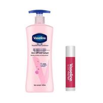 Vaseline Rose Lip Balm & Brightening Body Lotion Duo