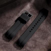 22mm 24mm 26mm Universal Elbow Arc Soft Silicone Strap Rubber Band Sport Waterproof Replacement Bracelet Watch Accessories 22mm juoda
