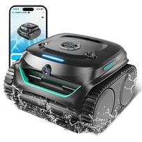 WYBOT C2 Vision Belaidis baseino robotas-siurblys, aprūpintas AI kamera, 8-in-1 visapusiškas valymas, juodas ir žalias. juoda/žalia