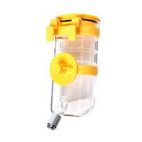 Automatic Pet Water Dispenser No-drip Dog Water Feeder Hanging 350ml 500ml Water Bottle for All Cages Cat Guinea Pig Rabbit 350ml geltona