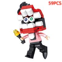 Skibidi Toilet Surveillance Man TV Compatible Building Blocks Mini Model Action Figures Toys Christmas Halloween Birthday Gift
