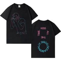 Harry Styles 2026 Cartoon Graphic TShirt Kiss All The Time Disco Occasionally Printed Pure Cotton Tee Unisex Fashion Casual S