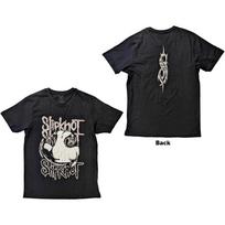Slipknot Unisex T-Shirt: Maggot (Back Print) (Medium) L