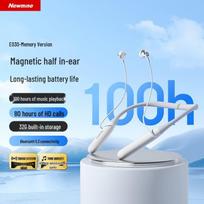 Newsmy E030 Neckband Wireless Bluetooth Sports Earbuds balta