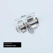 Robust Stainless Steel Door Latch, Solid Sliding Bolt Lock Set for Home and Gate Security