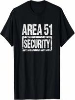 Funny Costume Party Area 51 Groom Lake Roswell Alien UFO T-Shirt S įvairiaspalvis