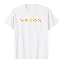 Game Saros Logo Graphic T-shirt Short Sleeve Cotton Men/Women Tshirt Unisex Streetwear Fashion Casual Soft Tees Top XS balta
