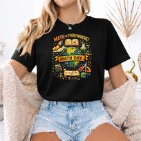 Maths Day T Shirt Kids Preschool Number Day Fun School Tee UK Math is anywhere 2 2XL